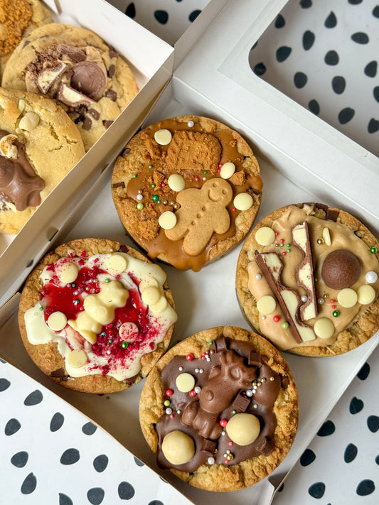 Christmas deep dish cookie pies £20