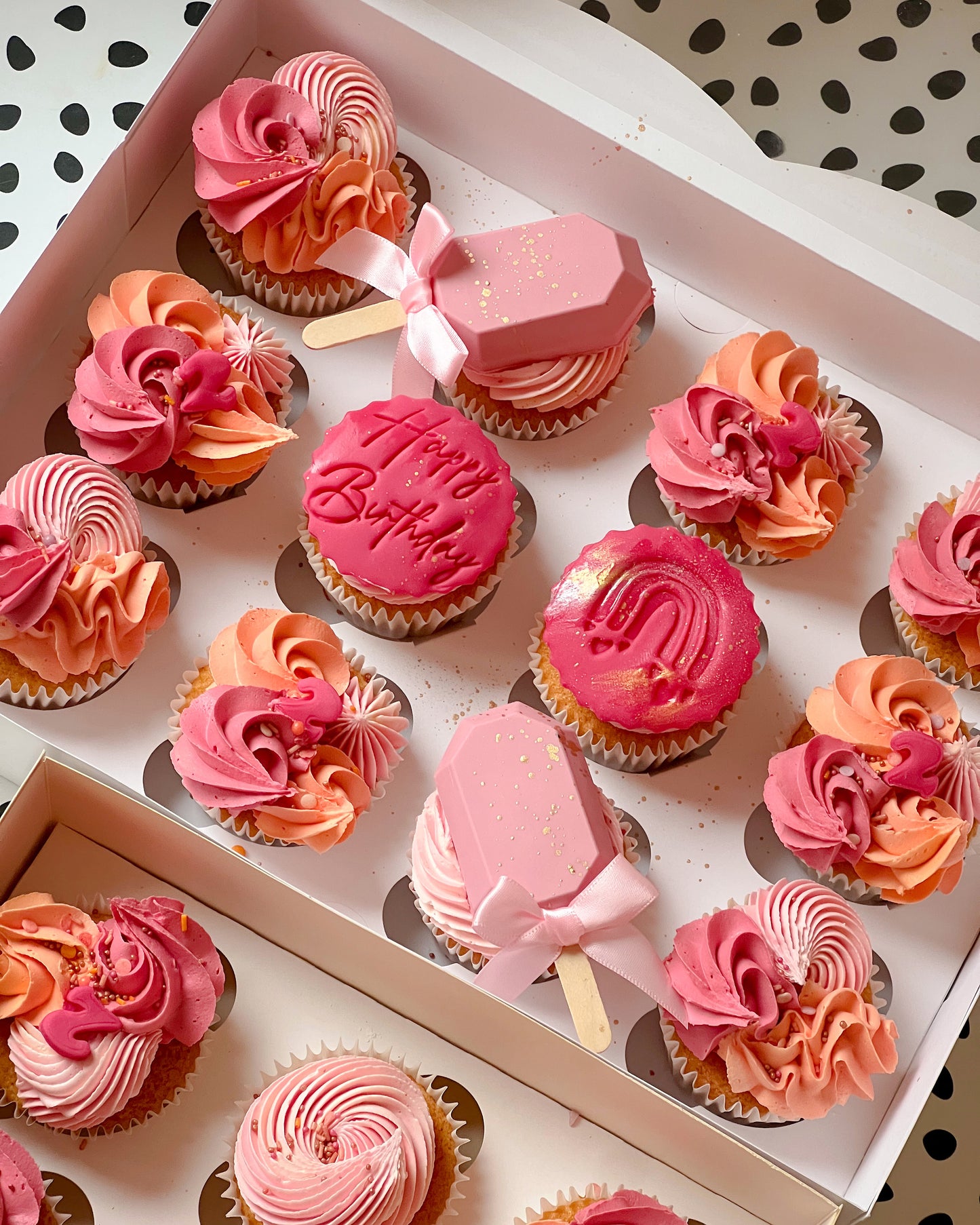 Colour Themed Cupcakes